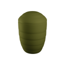 Urna de arcilla orgánica Fuego y Tierra Verde-2