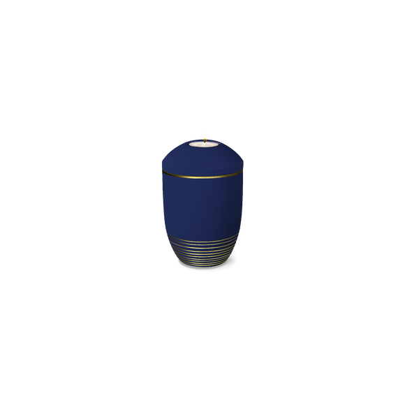 Feuer und Erde Wave Memory Bio Lehm Urne