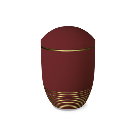 Feuer und Erde Wave Bio Lehm Urne