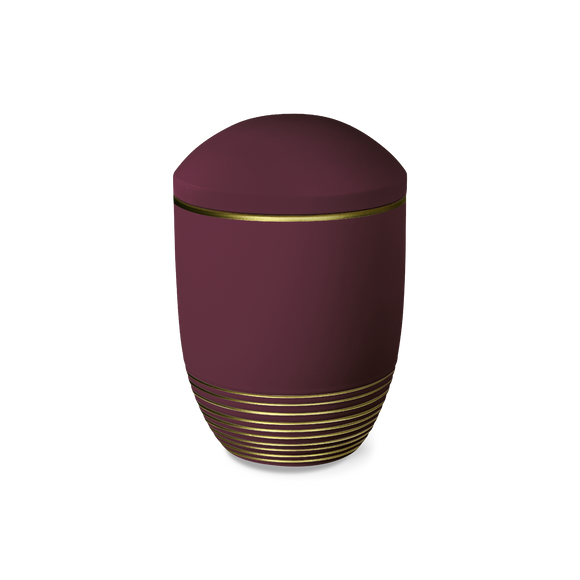 Feuer und Erde Wave Bio Lehm Urne