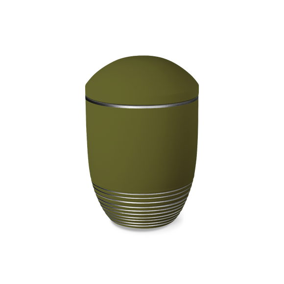 Feuer und Erde Wave Bio Lehm Urne