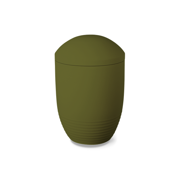 Feuer und Erde Wave Bio Lehm Urne