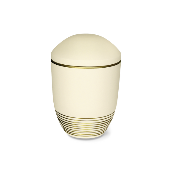 Feuer und Erde Wave Bio Lehm Urne