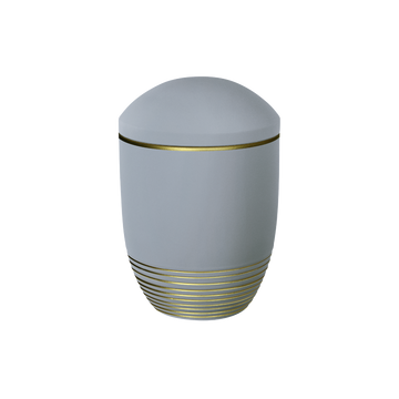 Fire and earth Wave organic clay urn