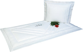 Set di coperte Besta con ricamo a croce rosa