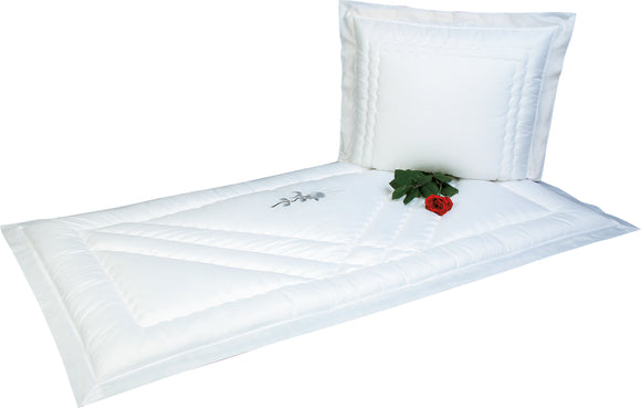 Besta blanket set embroidery cross rose