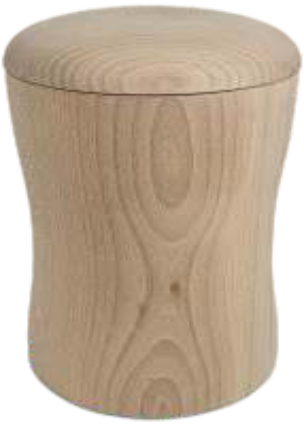 EuroBio Urn Beech Nature Urn