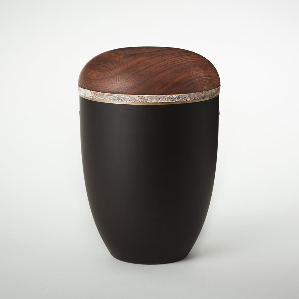 Samosa natural wood urn birch