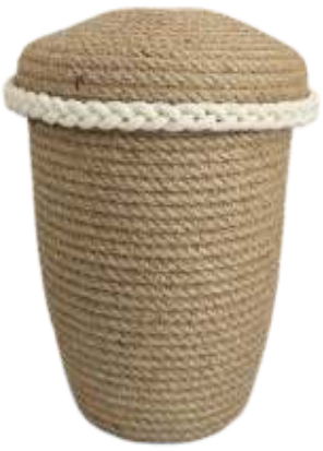 EuroBio Urn Jute Urn