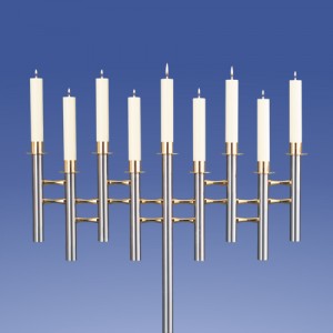 Lámpara de araña Zimmermann Saphir de 9 luces