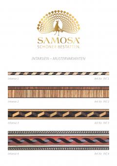 SAMOSA sample card "Intarsia"