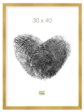 Holzrahmen in Goldfarbe - 0