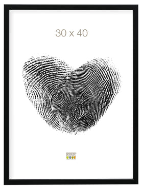 Holzrahmen in Schwarz - 0