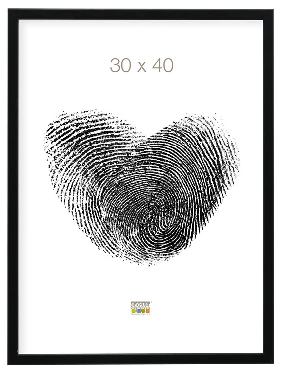 Holzrahmen in Schwarz