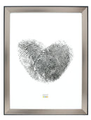 Bilderrahmen Silber mit schwarzer Kante-2