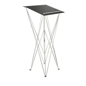 Spider Faltbares Stehpult aus Aluminium und Acrylglas