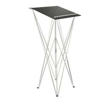 Spider Faltbares Stehpult aus Aluminium und Acrylglas