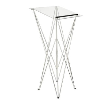 Spider Faltbares Stehpult aus Aluminium und Acrylglas - 0