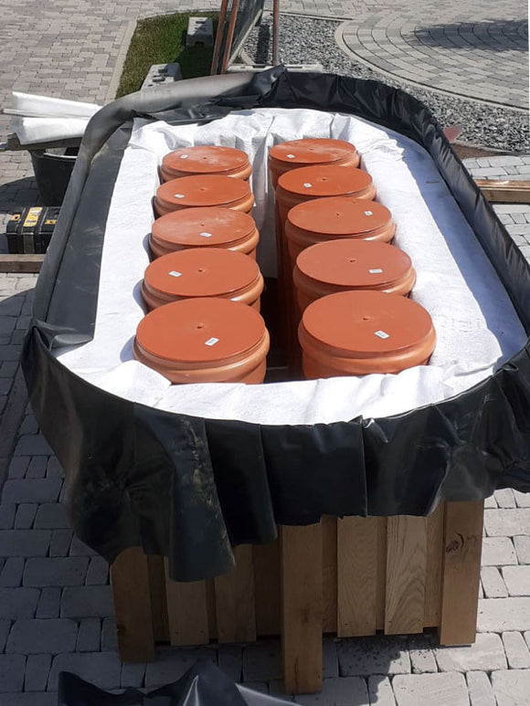 Grabholz Urnen Hochgrab