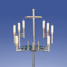 Zimmermann Urnenkandelaber Türkis T15-D11