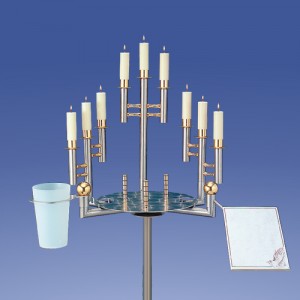 Zimmermann Urnenkandelaber Türkis T15-D6