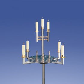 Zimmermann Urnenkandelaber Türkis T15-D8