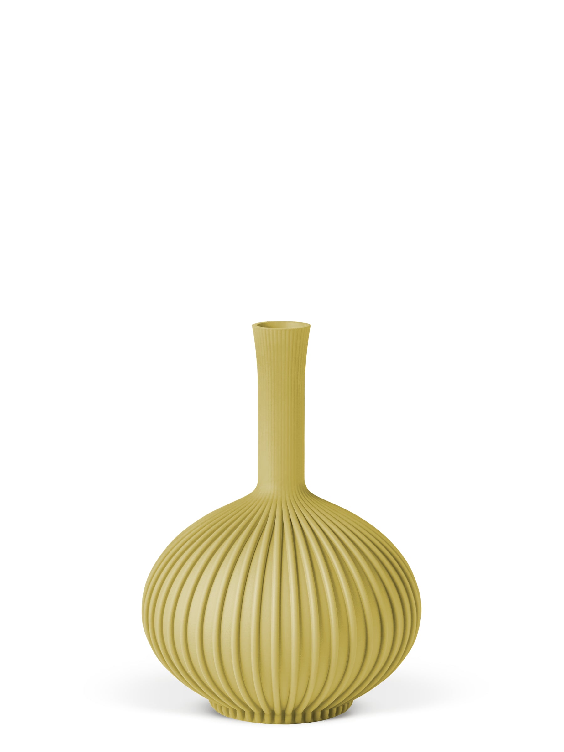 Buy mustard-yellow 3D decoration Stargones vase