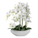 Orchidee Kunstpflanze deko weiß
