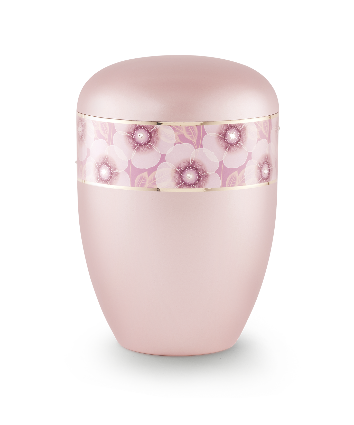 Kaufen perlmutt-rose-goldstreifen Völsing Urne Premium Edition Fleur Colour Swarovski®