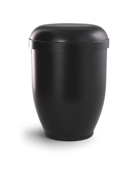 Urna Völsing in tessuto naturale nero