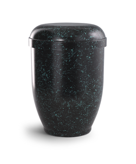 Urna Völsing in materiale naturale patinato a spruzzo