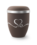 Völsing klassische Naturstoff Urne Herzen-3