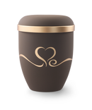 Völsing klassische Naturstoff Urne Herzen-5