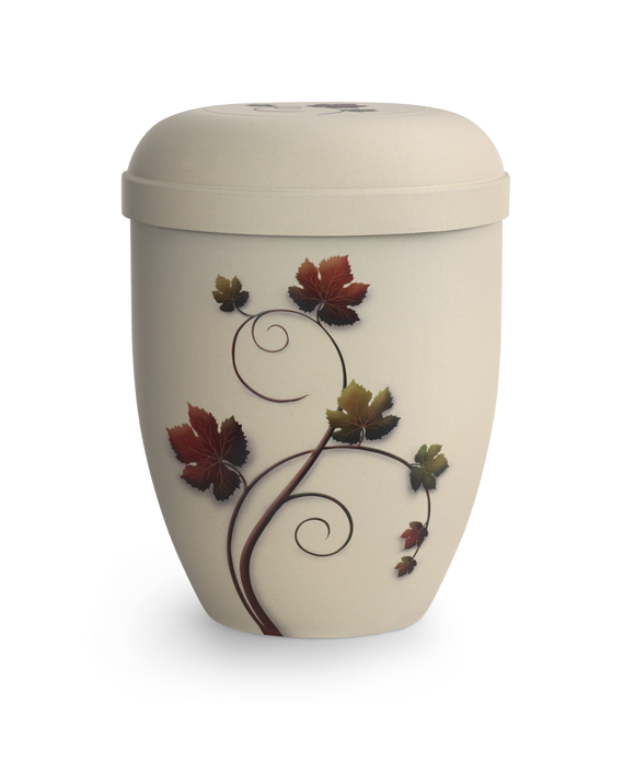 Völsing classic natural fabric airbrush urn