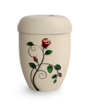 Völsing classic natural fabric airbrush urn-6