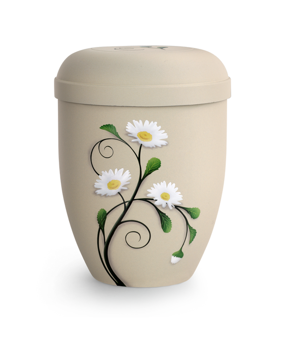 Völsing classic natural fabric airbrush urn