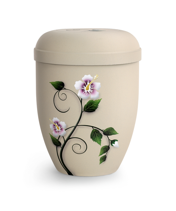 Völsing classic natural fabric airbrush urn