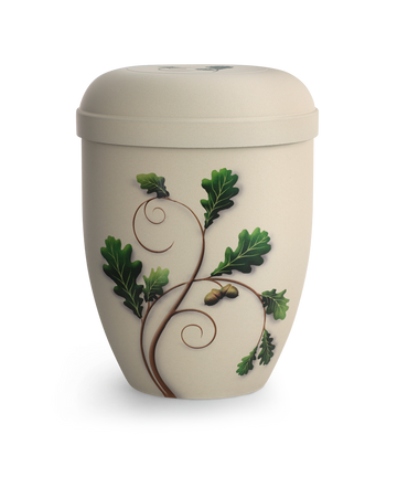 Völsing classic natural fabric airbrush urn - 0