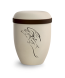 Völsing classic natural fabric urn cream-4