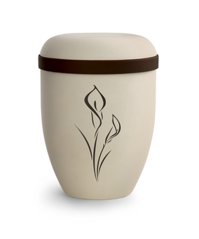 Völsing klassische Naturstoff Urne creme - 0