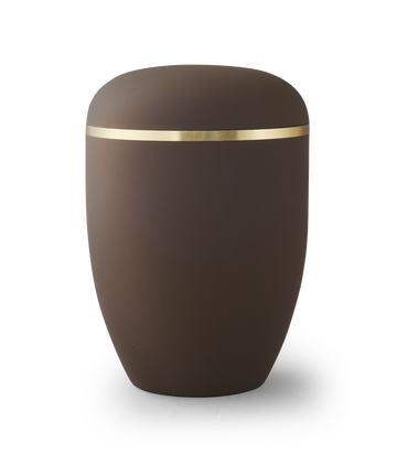 Völsing Urne Edition Xenon Goldband gebürstet - 0