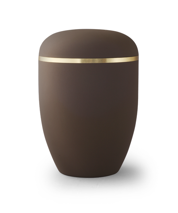 Völsing Urne Edition Xenon Goldband gebürstet