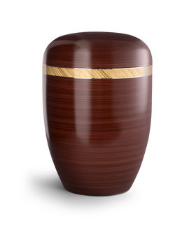 Völsing urn Edition Wood Line hand-painted