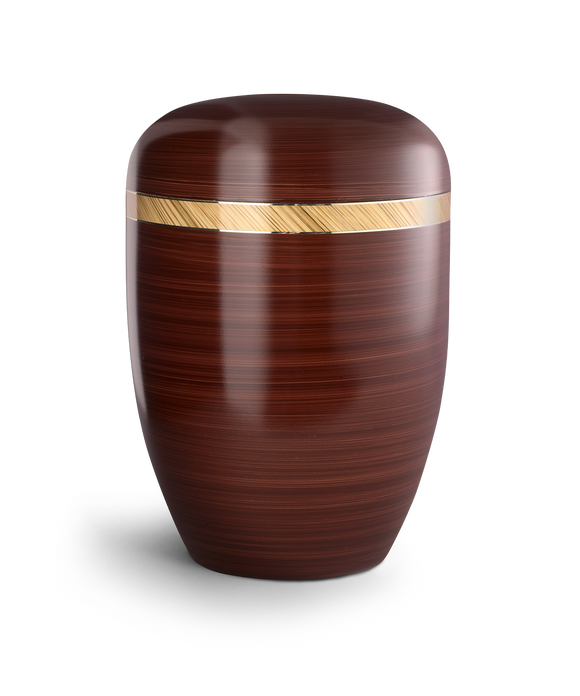 Völsing urn Edition Wood Line hand-painted