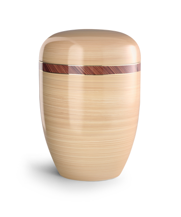 Völsing urn Edition Wood Line hand-painted - 0