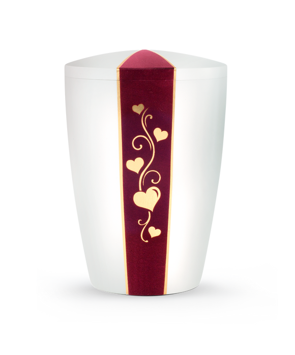 Völsing urn Premium Edition White Satin