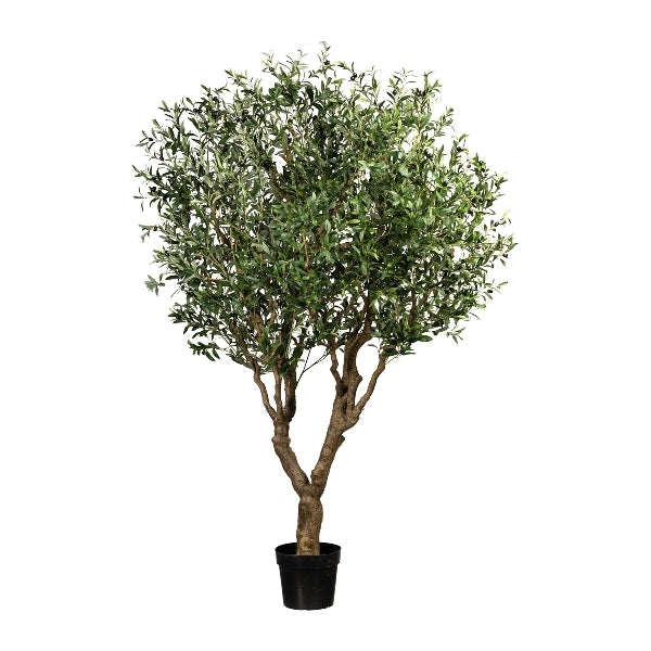Olivenbaum Kunstpflanze mit Früchten deko