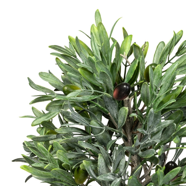 Olive tree artificial plant with fruit deco