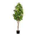 Kirschlorbeerbaum Kunstpflanze deko 120 cm