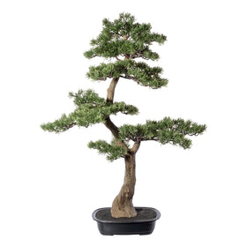 Bonsai Zeder Kunstpflanze deko